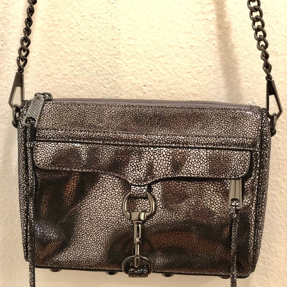 Rebecca Minkoff Gunmetal Mini M.A.C. Crossbody Bag - Picture 2 of 4